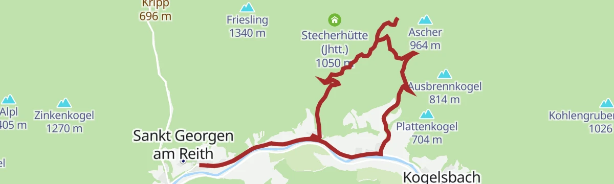 Route map: Zur Jörgl Kapelle